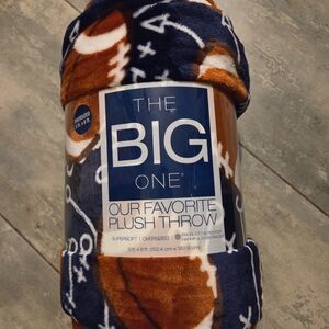 The Big One Football Plush Throw Blanket
